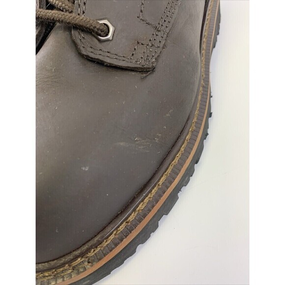 Thorogood Steel Toe 804-4278 Work Boots 6" Brown Leather Lace Up Mens 11 Wide - Picture 7 of 16